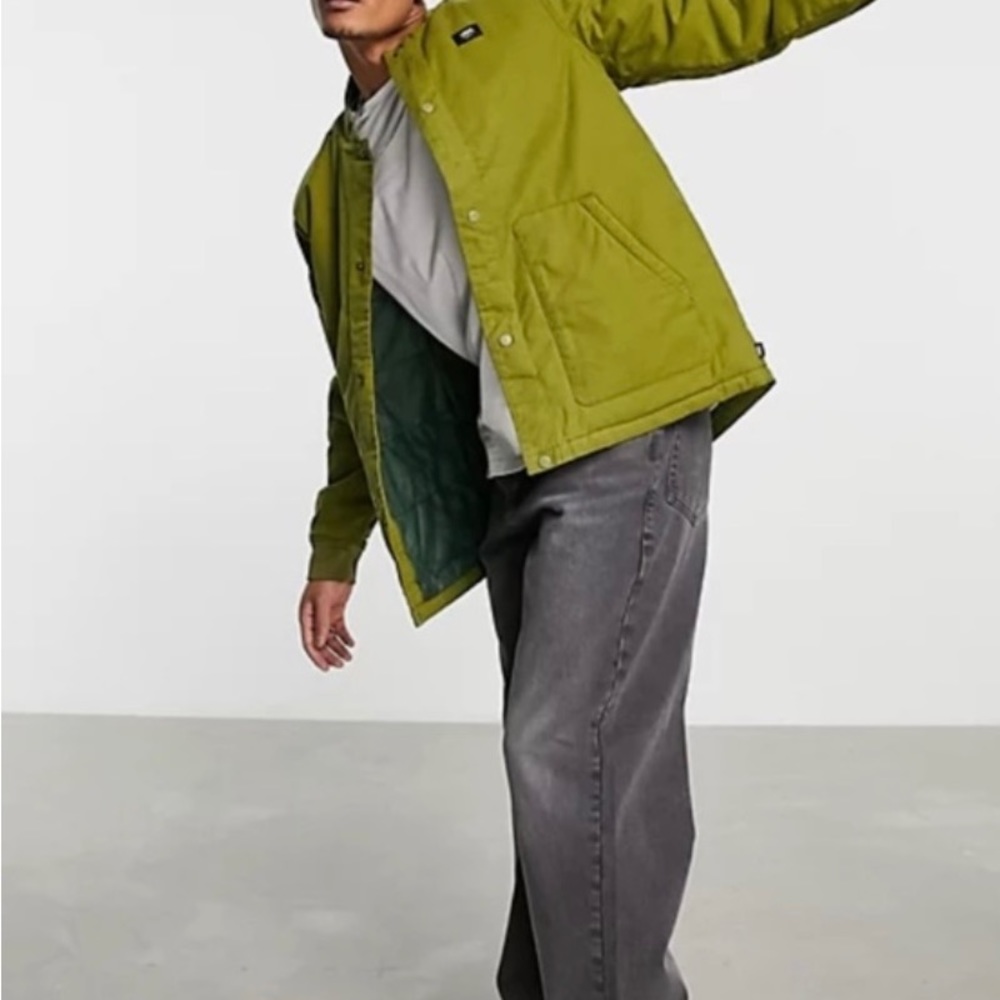 Vans Vintage Inspired Bomber Jacket in Khaki